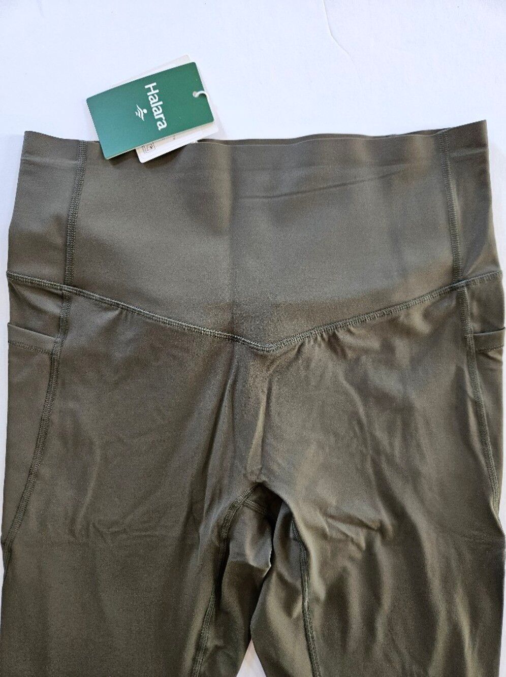 Halara UltraSculpt™ High Waisted Tummy Control Shaping Training 7/8 Leggings L - Picture 7 of 15